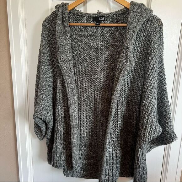 a.n.a Gray Shrug with Dolman Sleeves - Picture 6 of 6